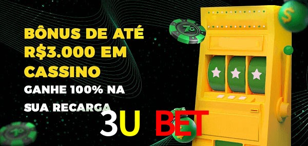 3U Bet melhor bônus de depósito